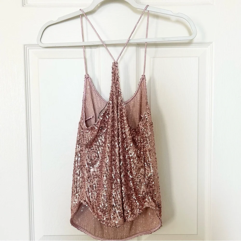 Sequined Racerback Tank - Picture 2 of 4